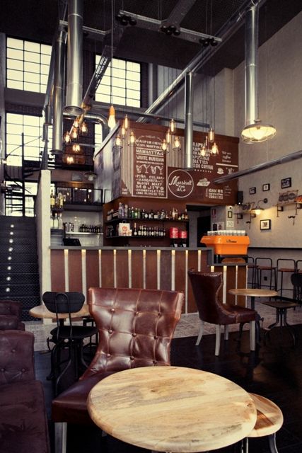 decoración bar sala Marshall & Co decoración bar sala Marshall & Co