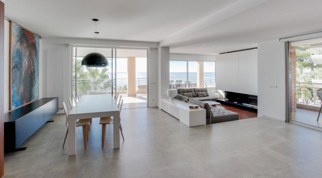 proyecto de interiorismo de vivienda. sanahuja salon comedor