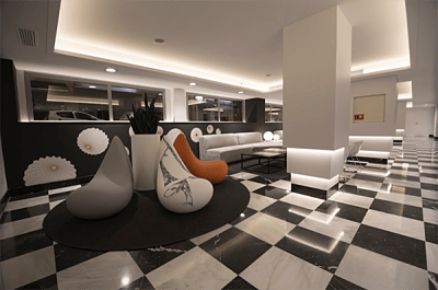 piezas unicas en mobiliario de hotel montecarmelo