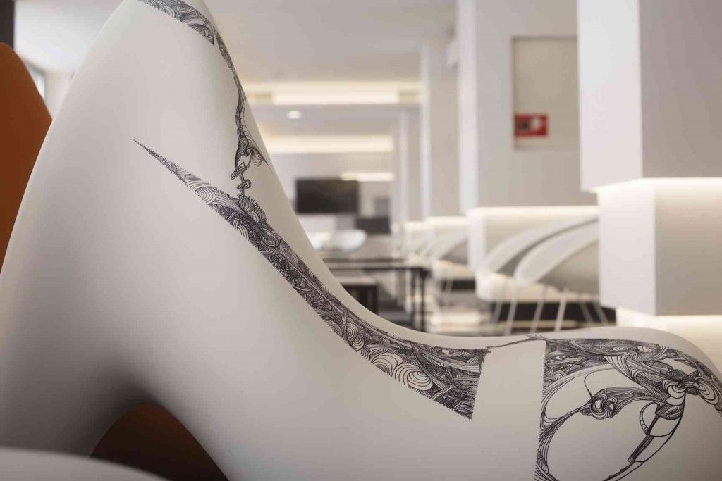 flamenco lignes en mobiliario de hotel monte carmelo