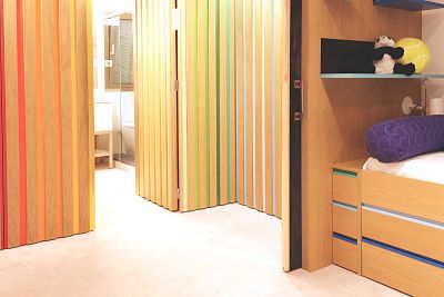 dormitorio niño de vivienda funcional y acogedora