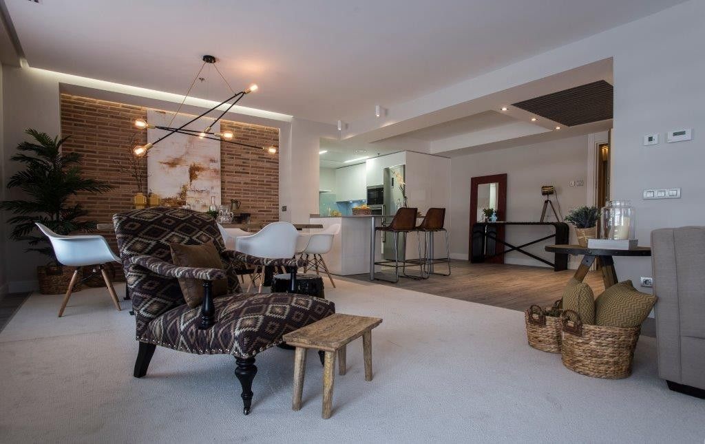 open space en apartamento de estilo industrial open space en apartamento de estilo industrial