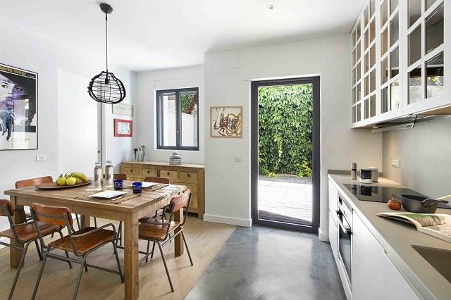 cocina en reforma de una casa