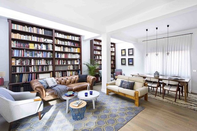salon en reforma de una casa