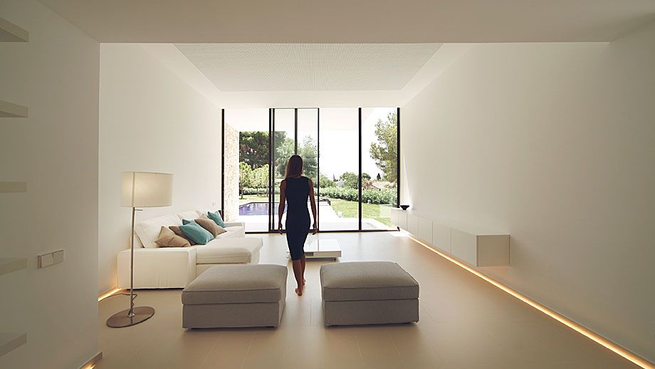 arquitectura y diseño interior en salón de la casa El Portet arquitectura y diseño interior en salón de la casa El Portet