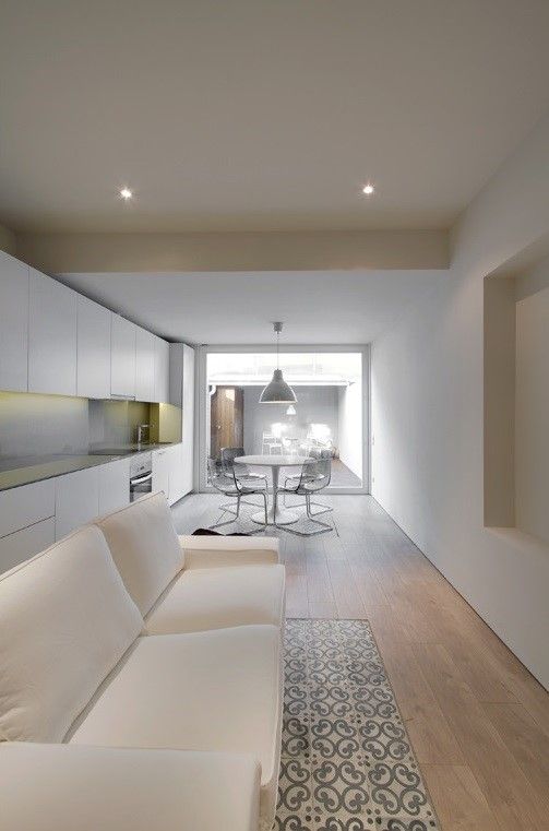 Salón comedor de loft de diseño Salón comedor de loft de diseño