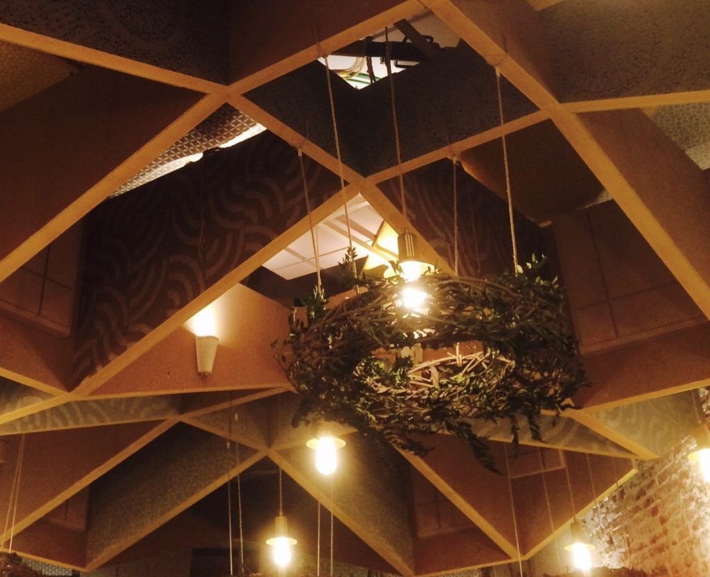 Imagen del techo del auditorio de Casa Decor 2017
