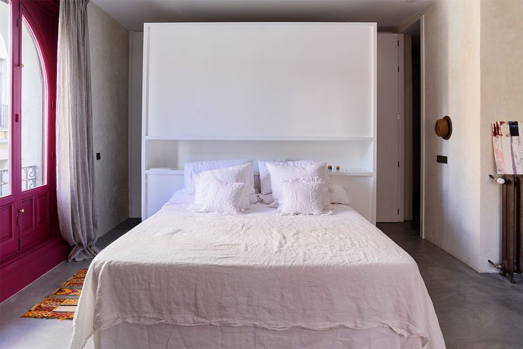 Dormitorio en reforma de un piso antiguo en Madrid Dormitorio en reforma de un piso antiguo en Madrid