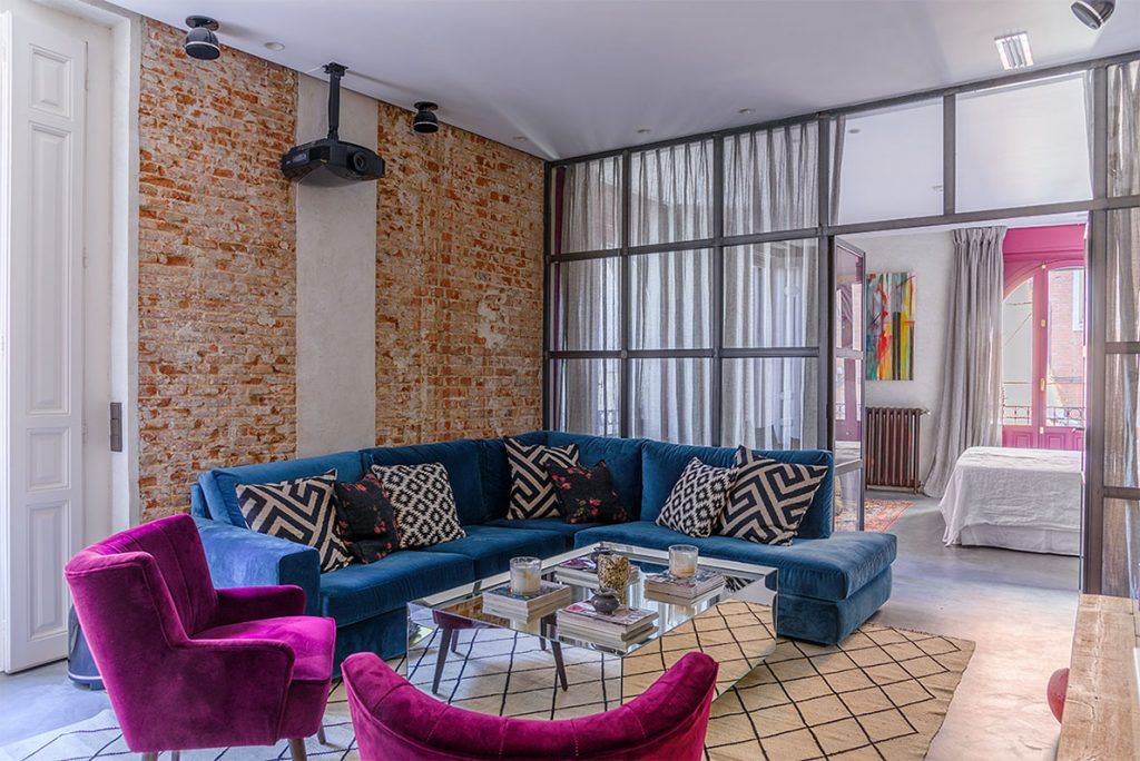 Salón en reforma de un piso antiguo en Madrid Salón en reforma de un piso antiguo en Madrid