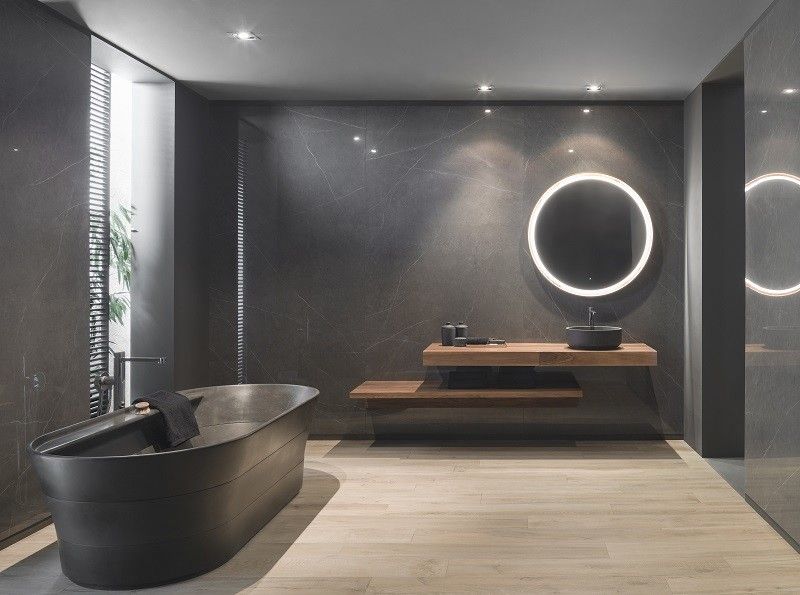 Xlight negro de Urbatek en Porcelanosa Experience