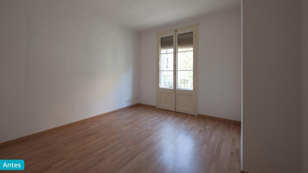 Dormitorio antes del home staging Dormitorio antes del home staging