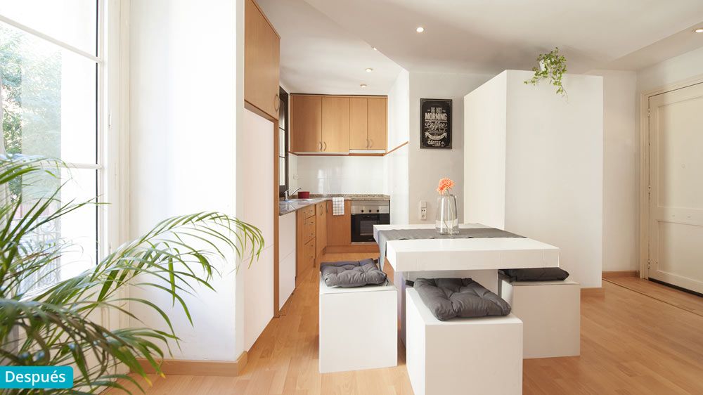 Cocina y comedor después del home staging Cocina y comedor después del home staging