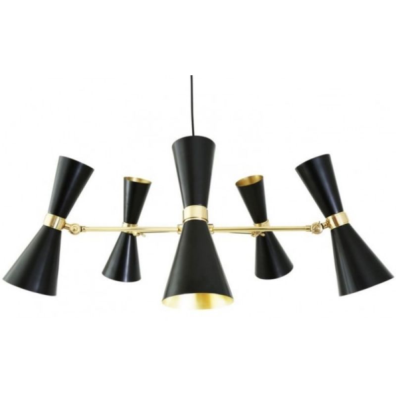 Lámpara Cairo de 5 brazos de estilo Mid Century