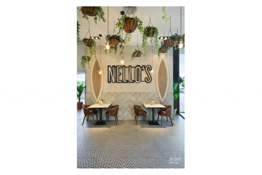 Rótulo de la marca de restaurante Nello´s Rótulo de la marca de restaurante Nello´s