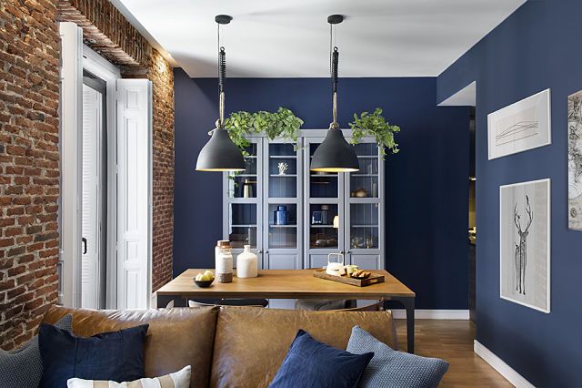 Decoración de apartamento estilo Brit-blue Decoración de apartamento estilo Brit-blue