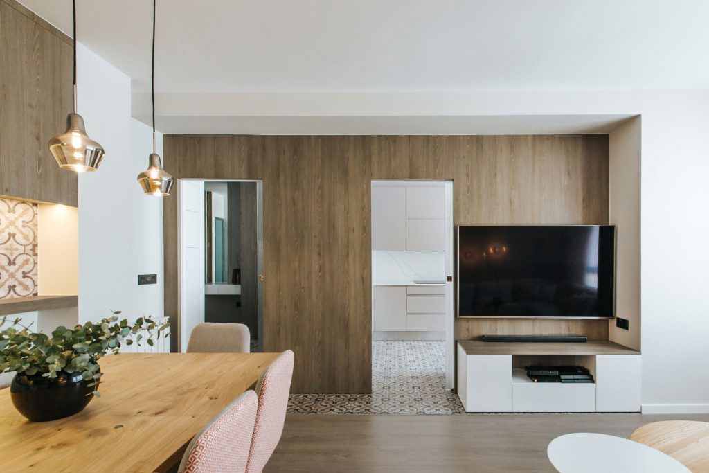 Diseño de Salón en proyecto de interiorismo moderno Diseño de Salón en proyecto de interiorismo moderno