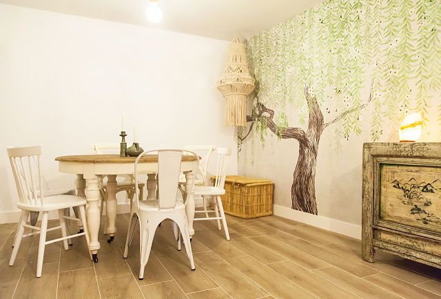 Comedor decorado al estilo boho Comedor decorado al estilo boho