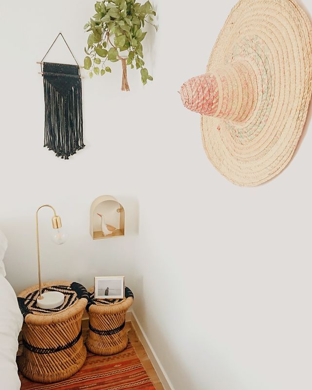 Objetos de decoración en el estilo boho Objetos de decoración en el estilo boho