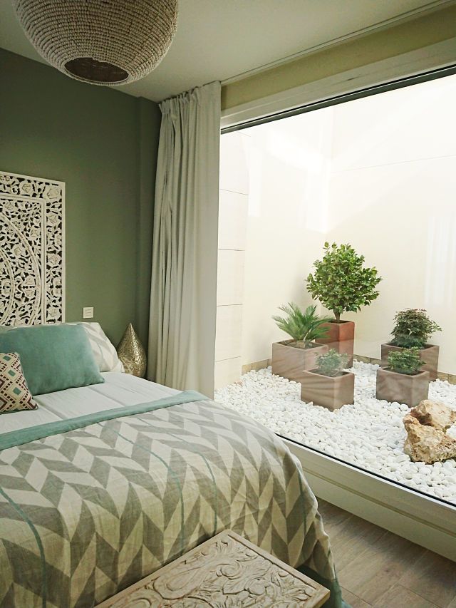 Detalle de dormitorio boho chic Detalle de dormitorio boho chic