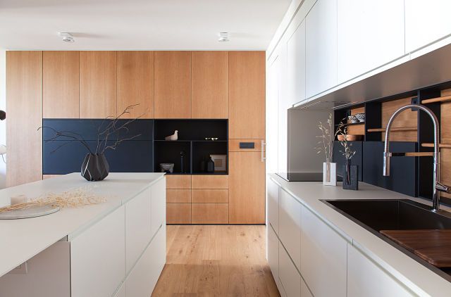 Diseño interior de cocinas en casas modernas