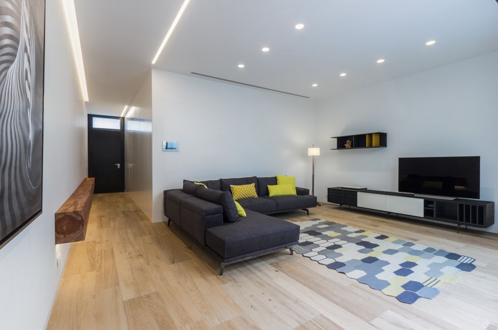 Mobiliario de salón al reformar una casa de pueblo