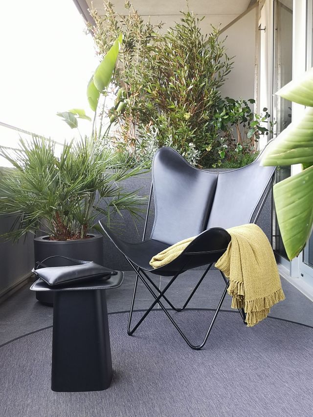 Terraza de diseño en apartamento en Barcelona