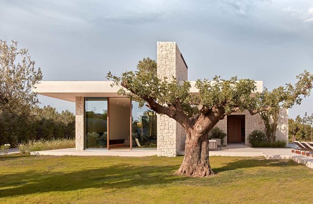 Diseño de fachada lateral de la casa Madrigal