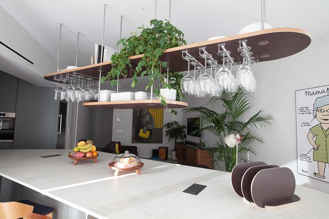 Cocina de diseño moderno 