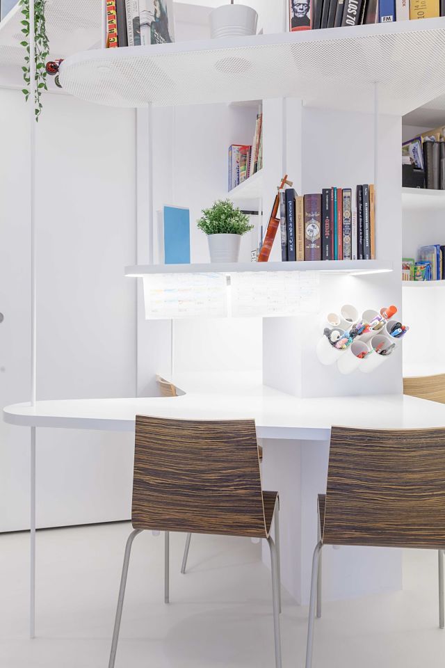 Espacio de trabajo de diseño en casa