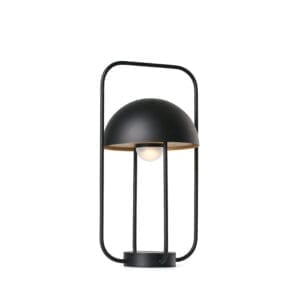 Lámpara portátil JELLYFISH LED negro y oro de Faro Barcelona