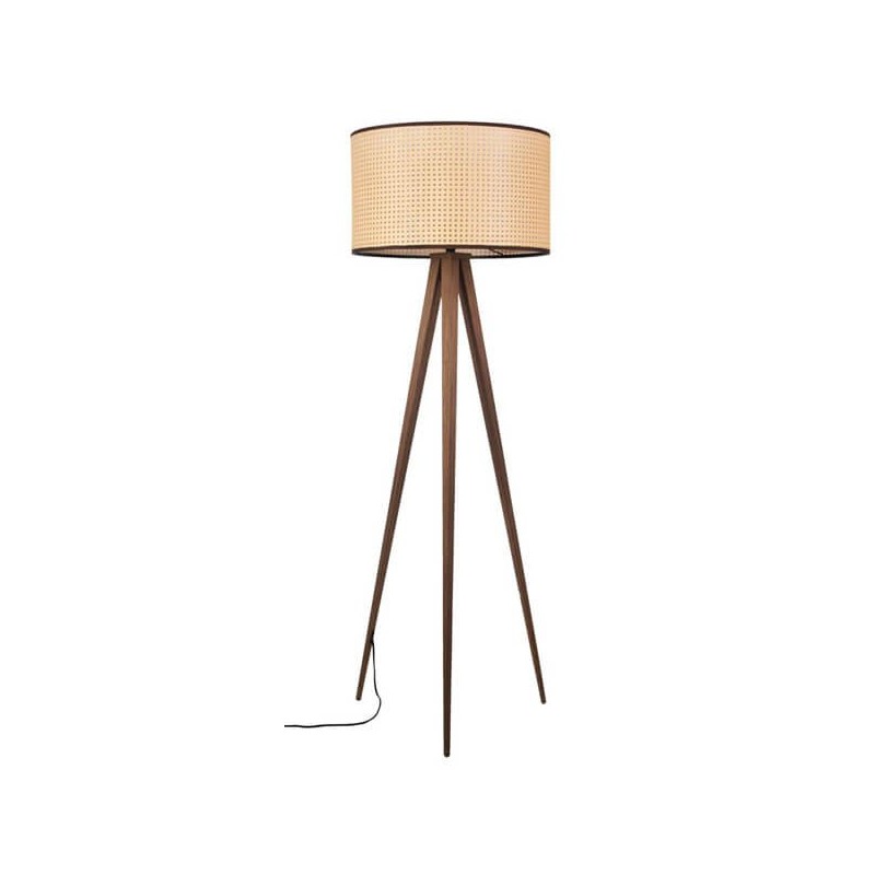 Túnica Dar derechos correr lámpara pie Tripod Bamboo - Territorio Deco
